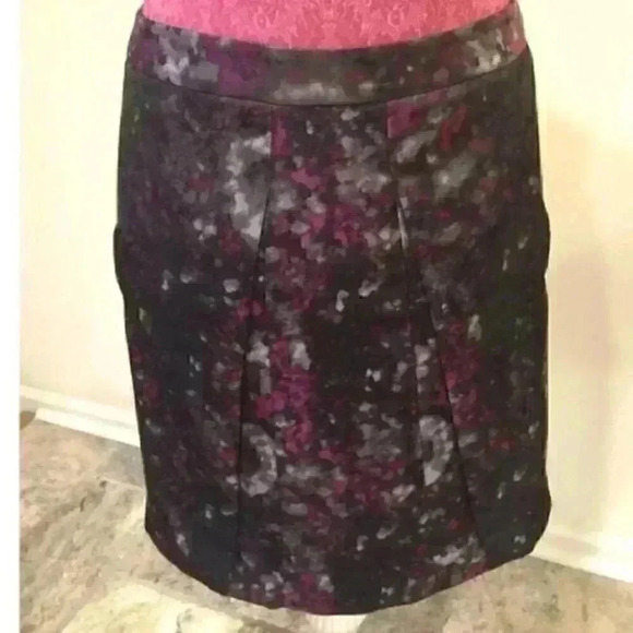 AK Ann Klein Skirt Sz 8 Multicolored With Pockets - Picture 5 of 9